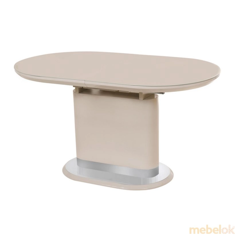 Стол обеденный M-56 капучино+капучино от фабрики Vetro Mebel (Ветро мебель)