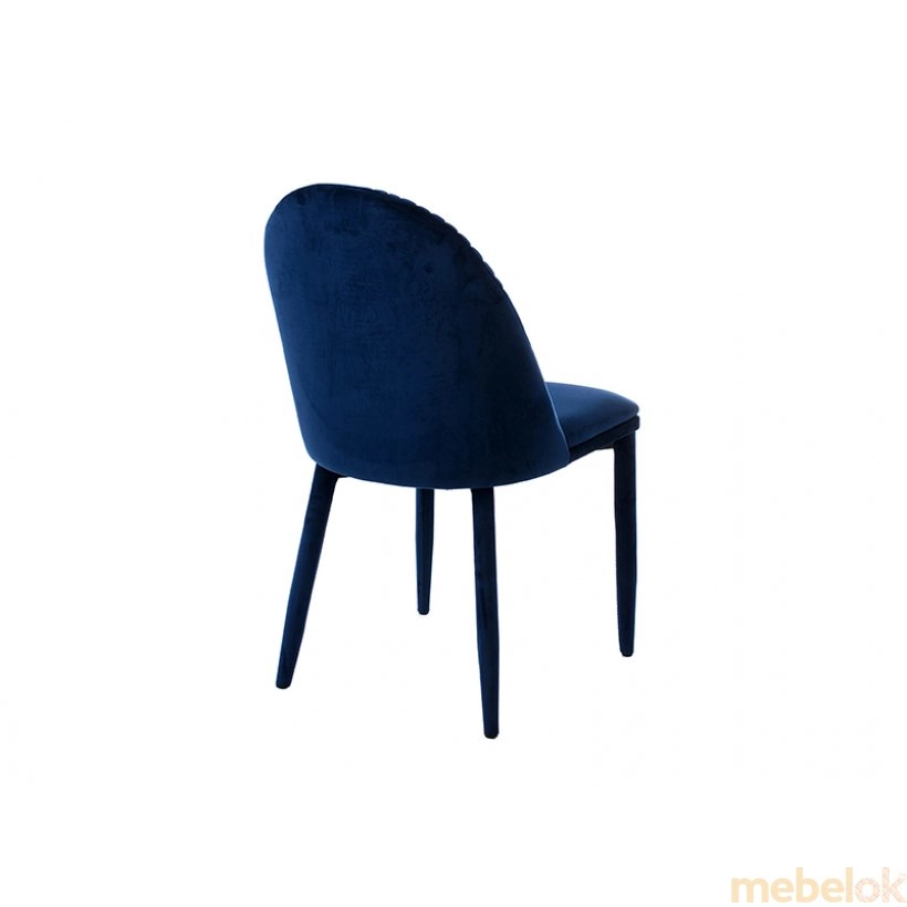 стул с видом в обстановке (Стул M-25 тёмно-синий)