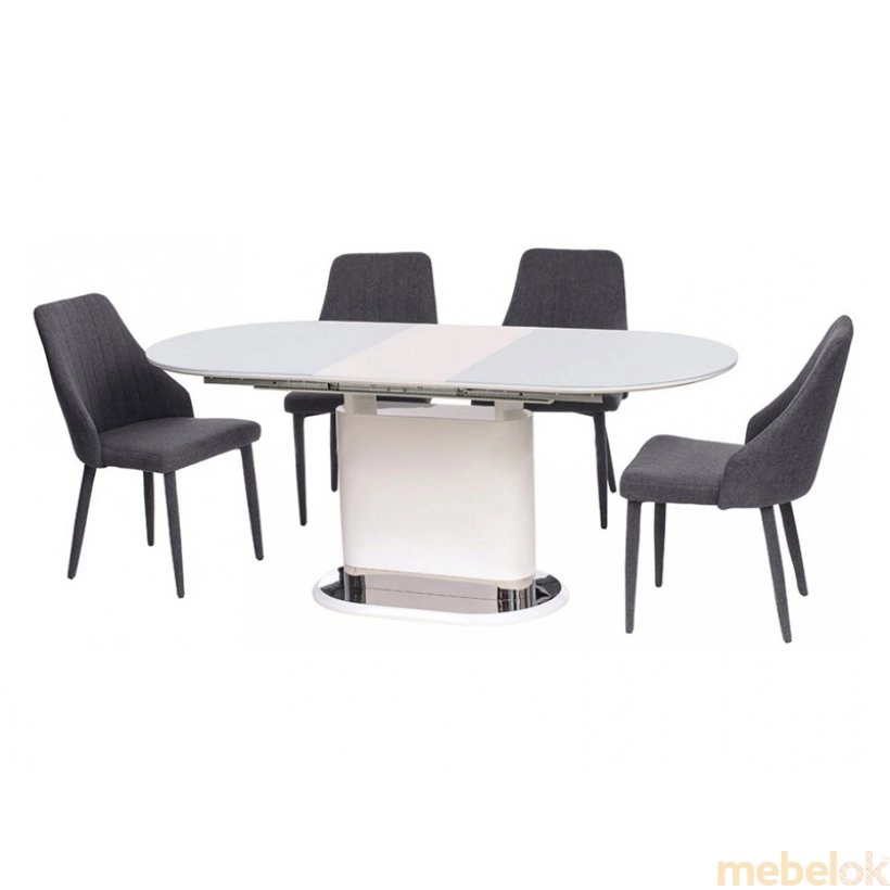 (Стол TM-56 белый) Vetro Mebel (Ветро мебель)