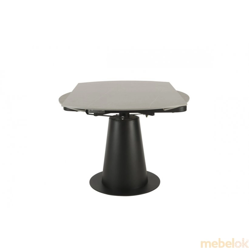 стол с видом в обстановке (Стол TML-831 грей стоун+черный)