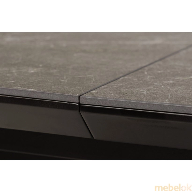 (Стіл керамічний TML-866 чорний онікс) Vetro Mebel (Ветро мебель)