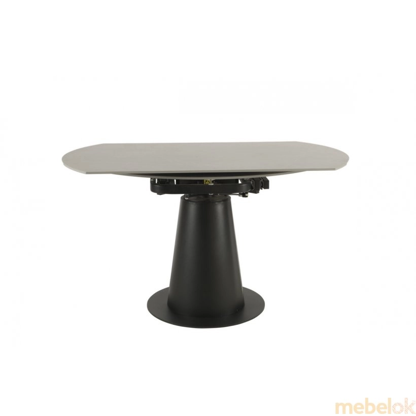 Стол TML-831 грей стоун+черный от фабрики Vetro Mebel (Ветро мебель)