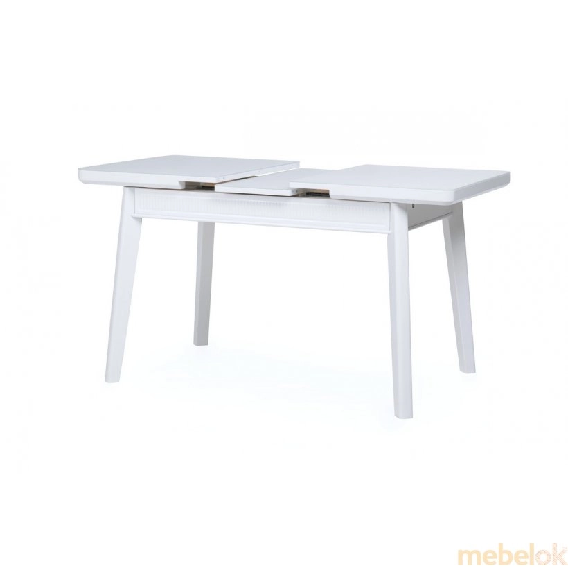 стол с видом в обстановке (Стол TM-73 белый)