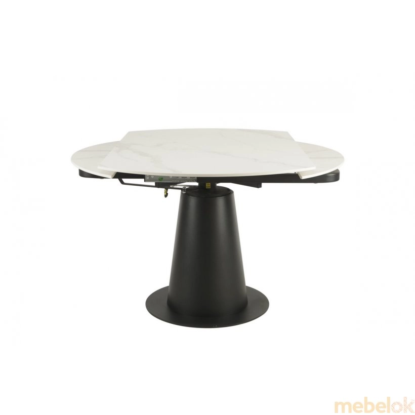 Стіл TML-831 грей б'янко перлино+чорний від фабрики Vetro Mebel (Ветро мебель)