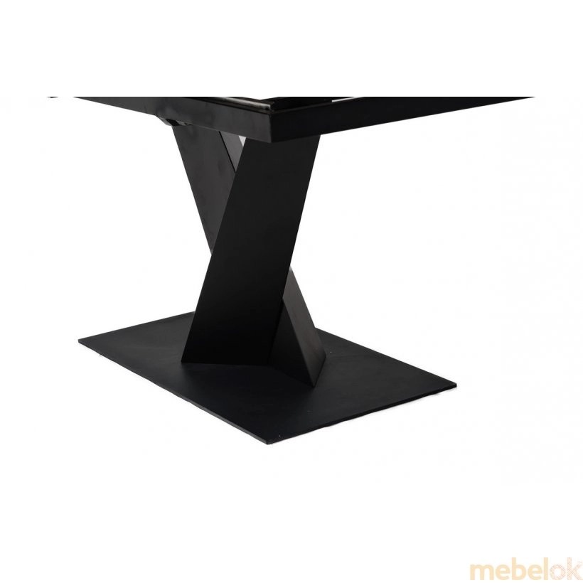 (Стол TML-680 пепельный дуб/черный) Vetro Mebel (Ветро мебель)