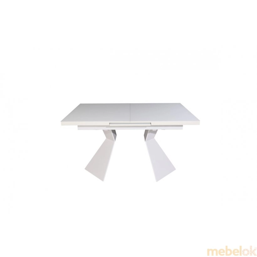 стол с видом в обстановке (Стол обеденный TML-545 белый)