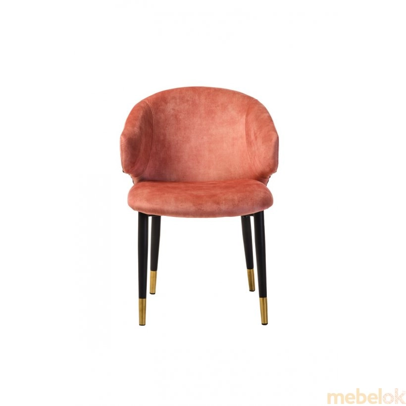 стул с видом в обстановке (Стул М-37 розовый жемчуг)