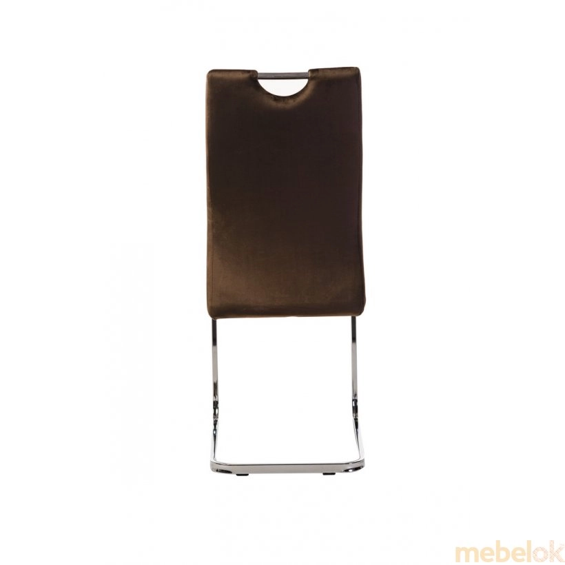 стілець з виглядом в обстановці (Стілець S-120 коричневий вельвет)