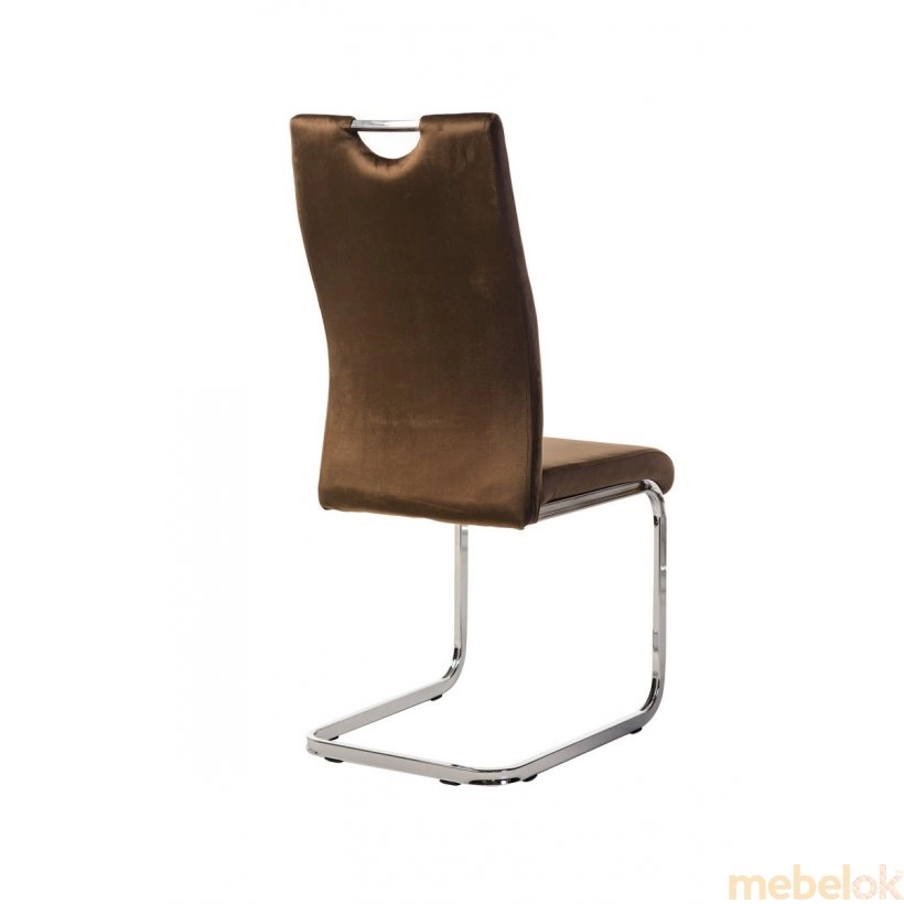 Стілець S-120 коричневий вельвет від фабрики Vetro Mebel (Ветро мебель)