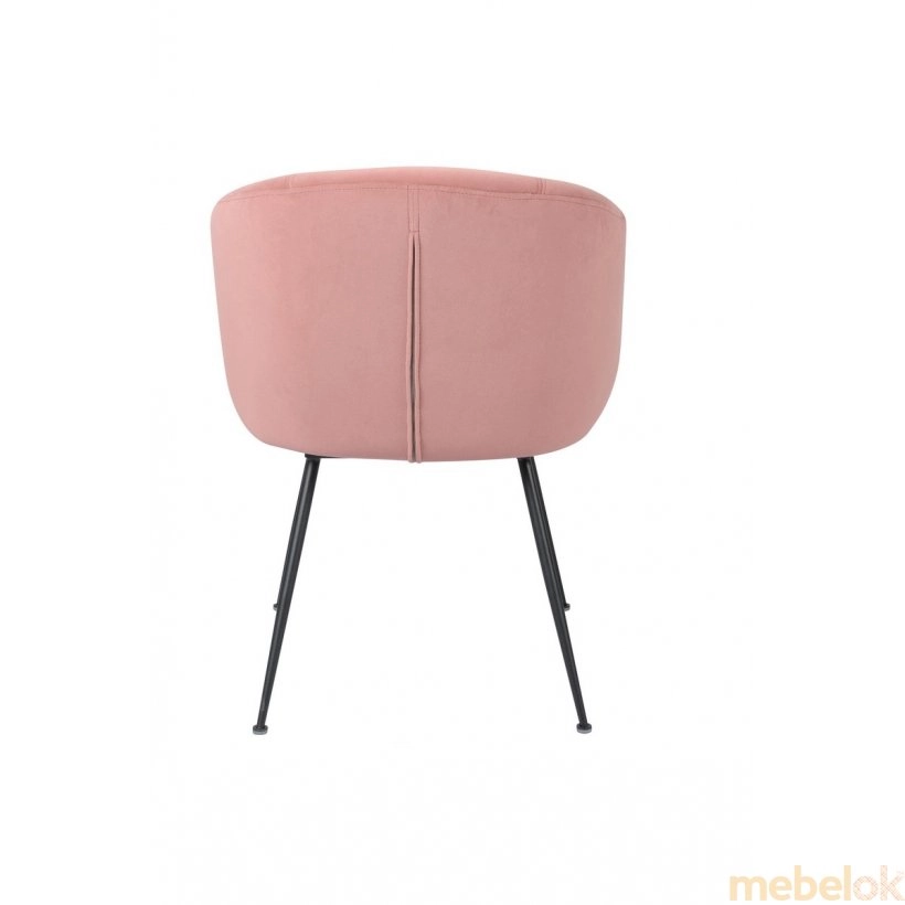стул с видом в обстановке (Стул M-60 фламинго вельвет)
