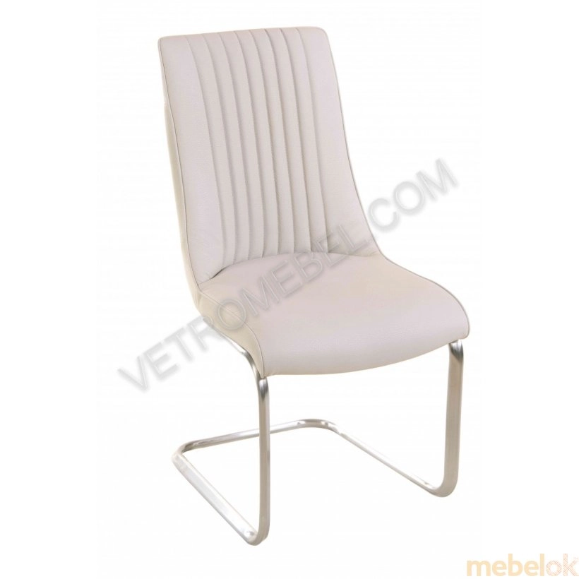 Комплект стіл TM-518 + 4 стільця S-208 кремовий від фабрики Vetro Mebel (Ветро мебель)