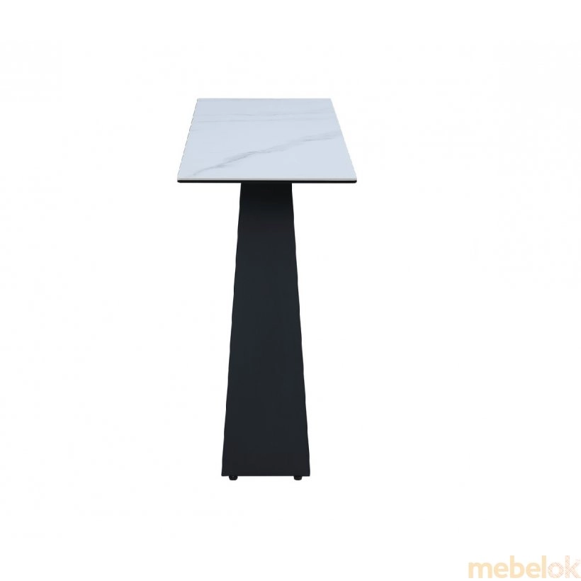 Стол консольный Бруно белый мрамор от фабрики Vetro Mebel (Ветро мебель)