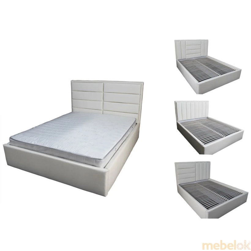 Ліжко Софі 160x200 білий PR / KV з подьемныйм механізмом від фабрики Viorina (Віорина)