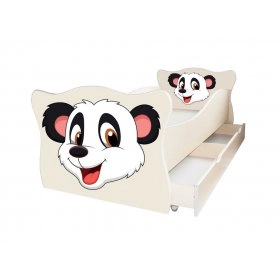 Дитяче ліжко Animal 9 Панда 80х170 з ящиком