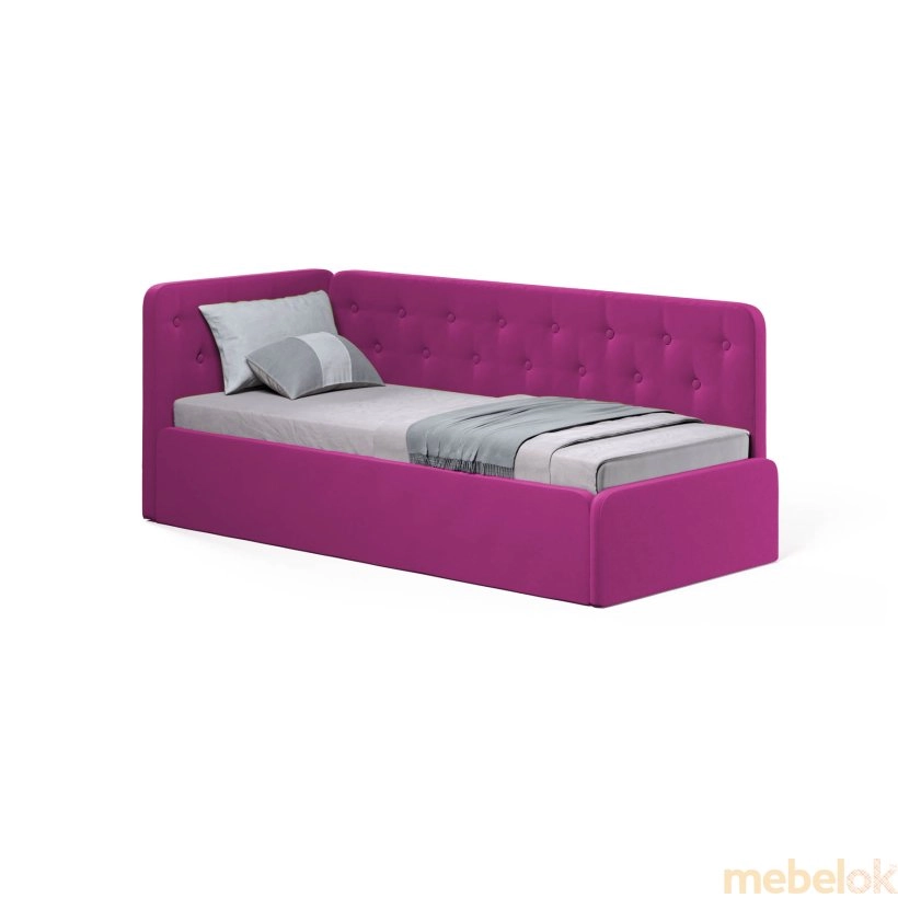 Кровать Boston 80x190 с подъемным механизмом розовый
