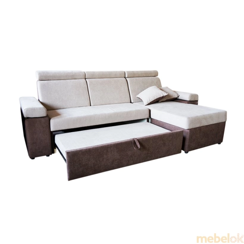 диван с видом в обстановке (Мягкий уголок Порто 3 категория ткани)