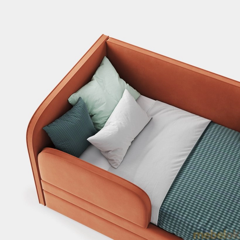 Кровать без подъемного механизма Bari 2 80x190 с другого ракурса