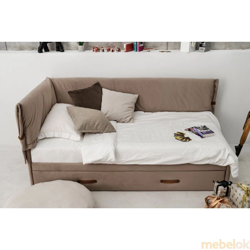 кровать с видом в обстановке (Кровать без подъемного механизма Lima 90x190)
