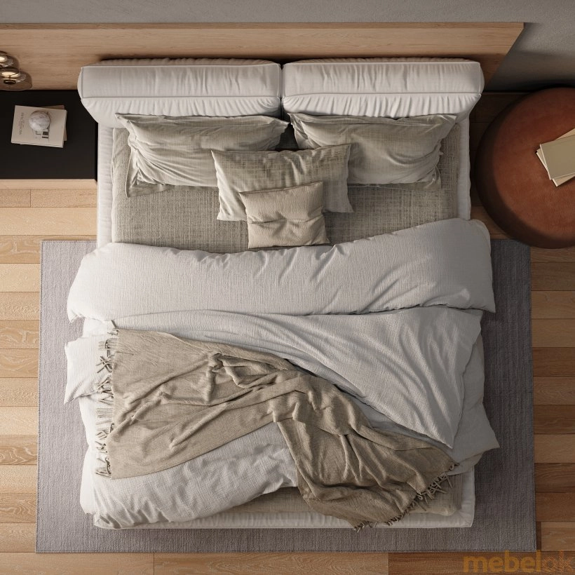 ліжко з виглядом в обстановці (Ліжко Toledo з підйомним механізмом 140x190)