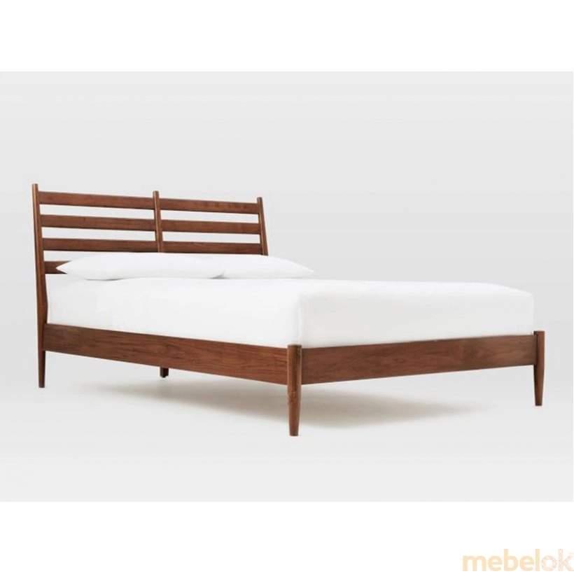 Кровать без подъемного механизма Munhen 80х200 из ольхи от фабрики Woodsoft (Вудсофт)