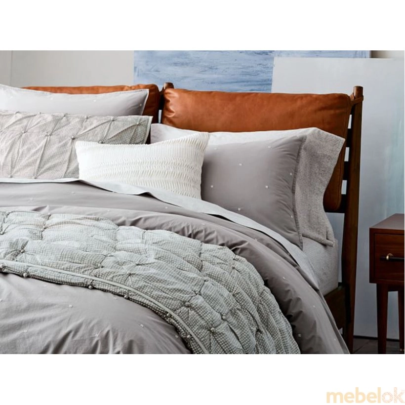 ліжко з виглядом в обстановці (Кровать Munhen 160х200 из ольхи)