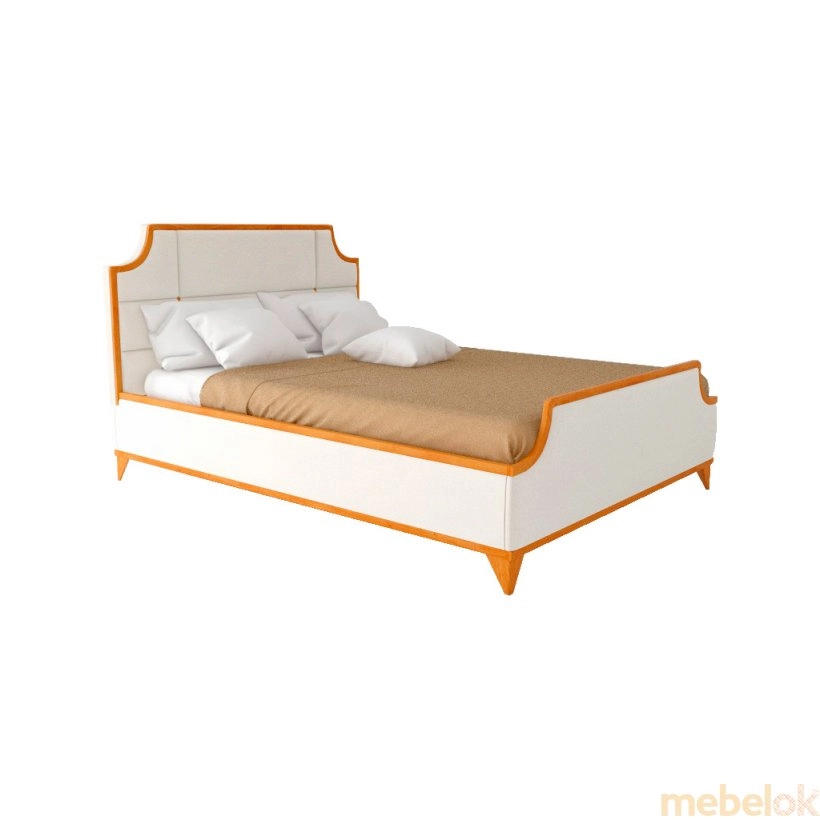 кровать с видом в обстановке (Кровать без подъемного механизма Milton 140х200 из ясеня)