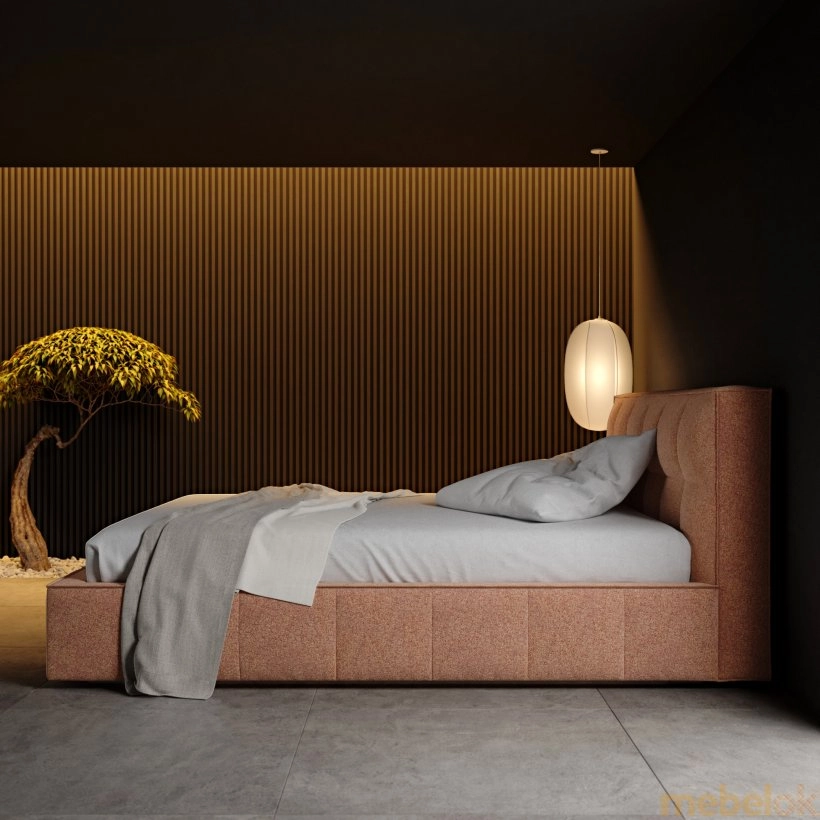 ліжко з виглядом в обстановці (Ліжко Bergamo з підйомним механізмом 200x200)
