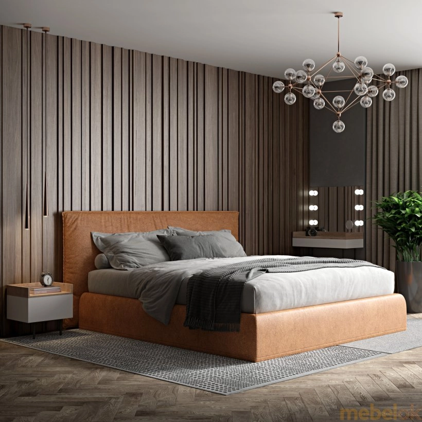 Ліжко Puri 180x190 від фабрики Woodsoft (Вудсофт)