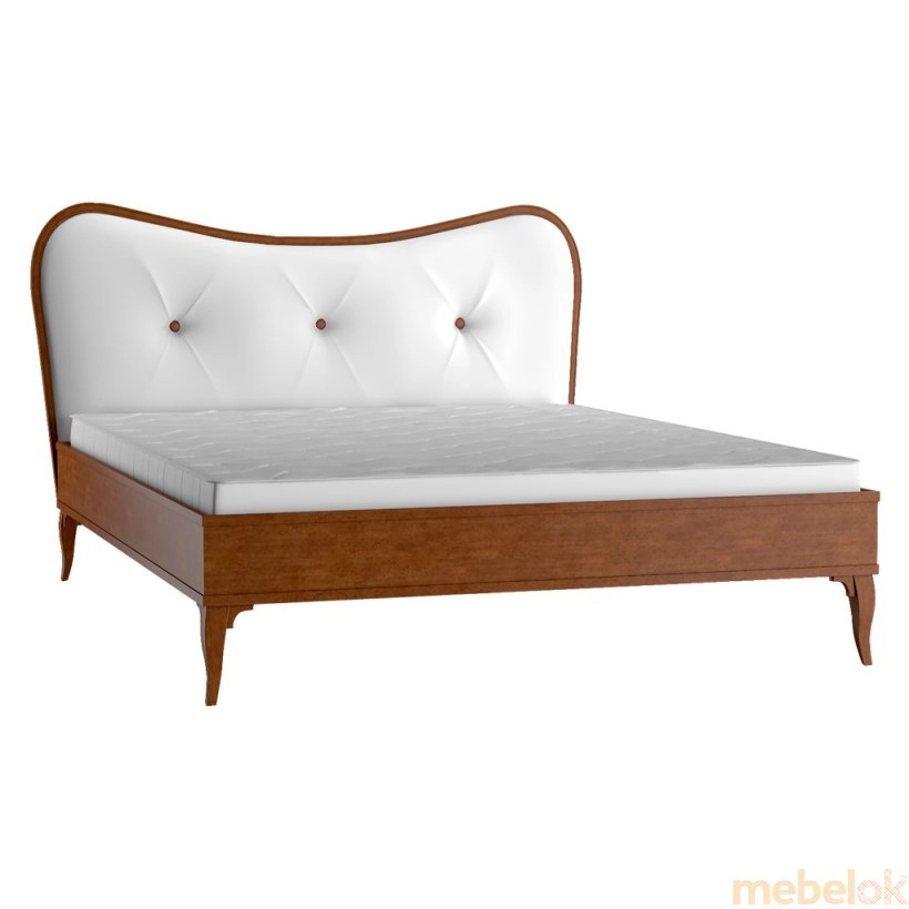 Кровать без подъемного механизма Orlean 140х200 из ясеня от фабрики Woodsoft (Вудсофт)