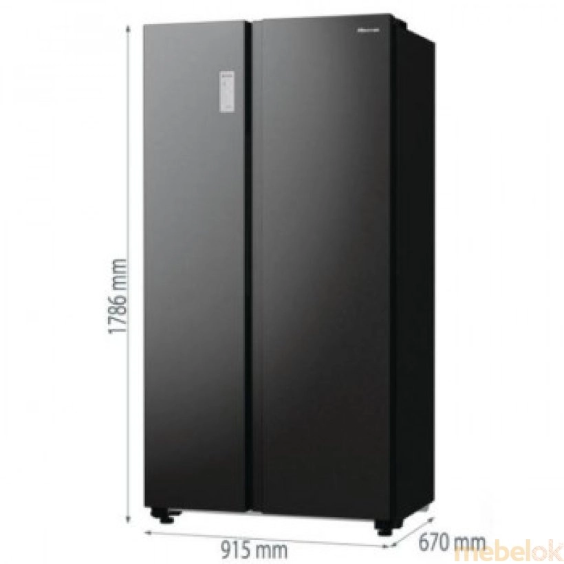 Холодильник Side-by-Side Hisense RS711N4AFE від фабрики Hisense