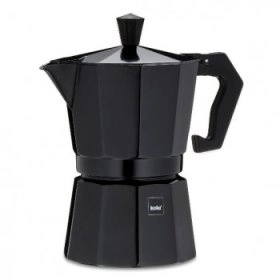 Кофеварка гейзерная KELA Italia. 150 мл. 3 чашки. черная (10553)