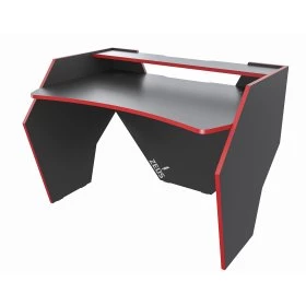 Геймерський стіл GROM-2, чорно-червоний