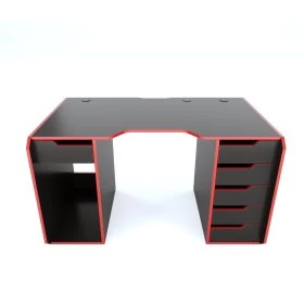 Геймерський стіл "CH" Legion, чорний-червоний