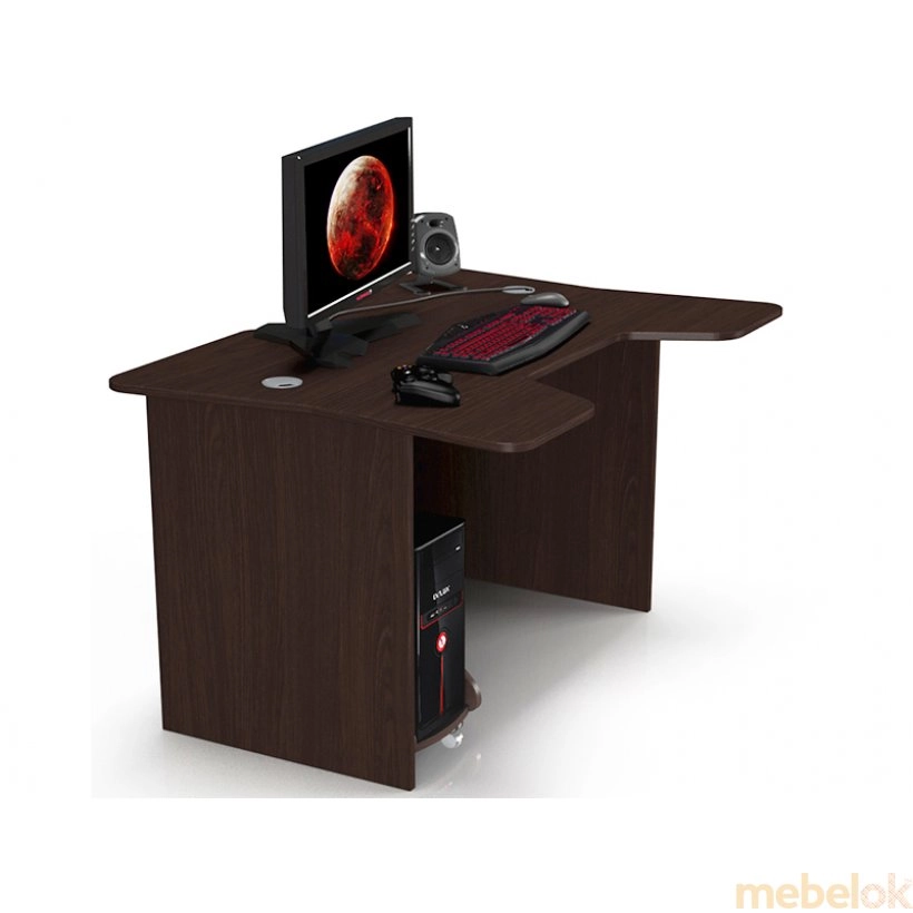 стол с видом в обстановке (Стол геймерский игровой IGROK-1)