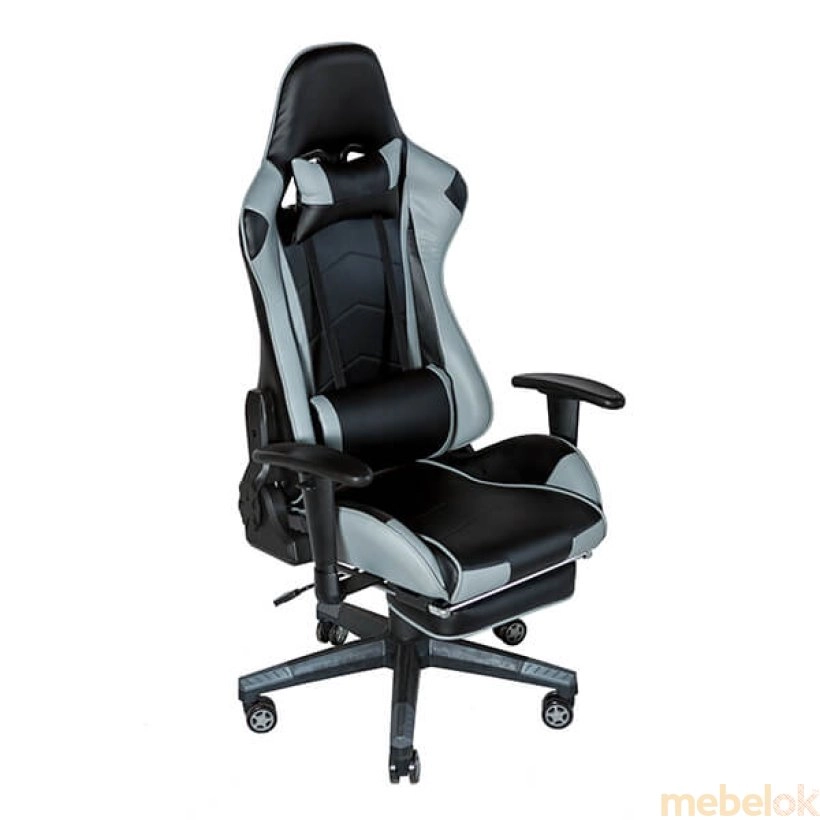 Кресло геймерское Drive-Omega черно-серый от фабрики Zeus (Зевс)