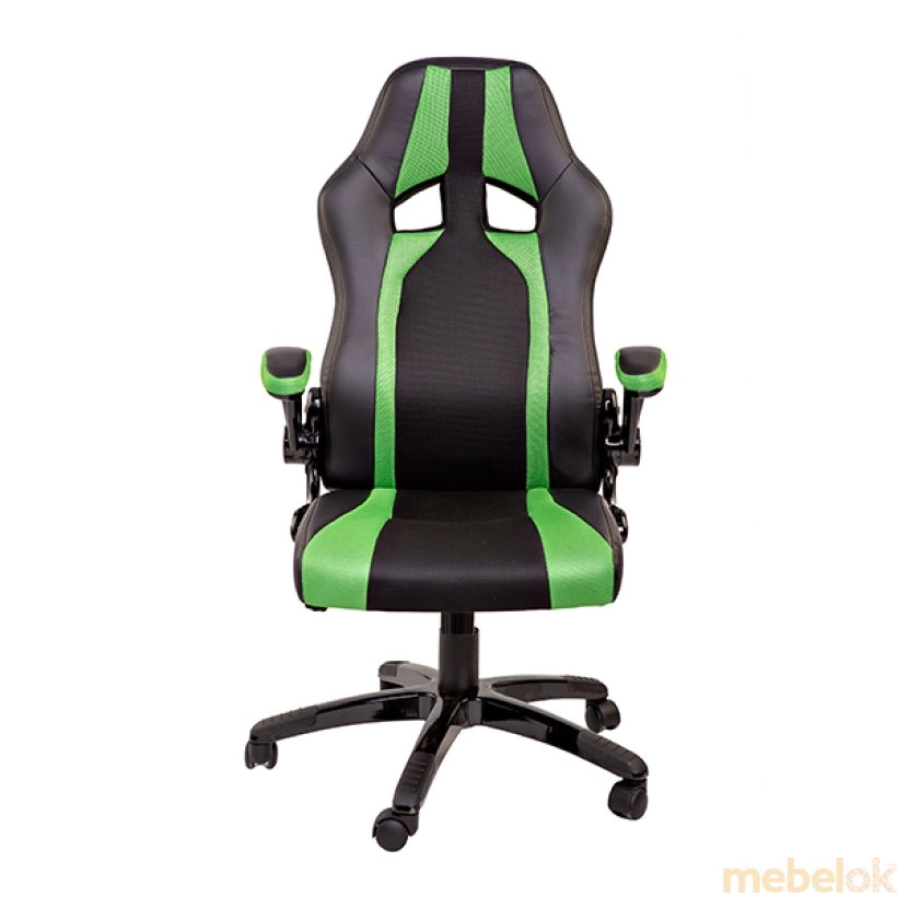 Крісло геймерське Miscolc чорно-зелений