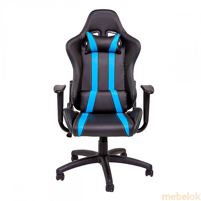 Кресло геймерское Zebra черно-синий