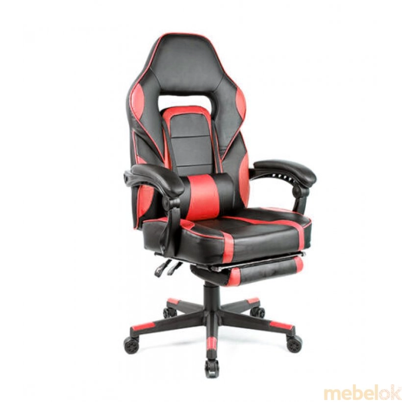 Крісло геймерське Parker-2 чорно-червоний від фабрики Zeus (Зевс)