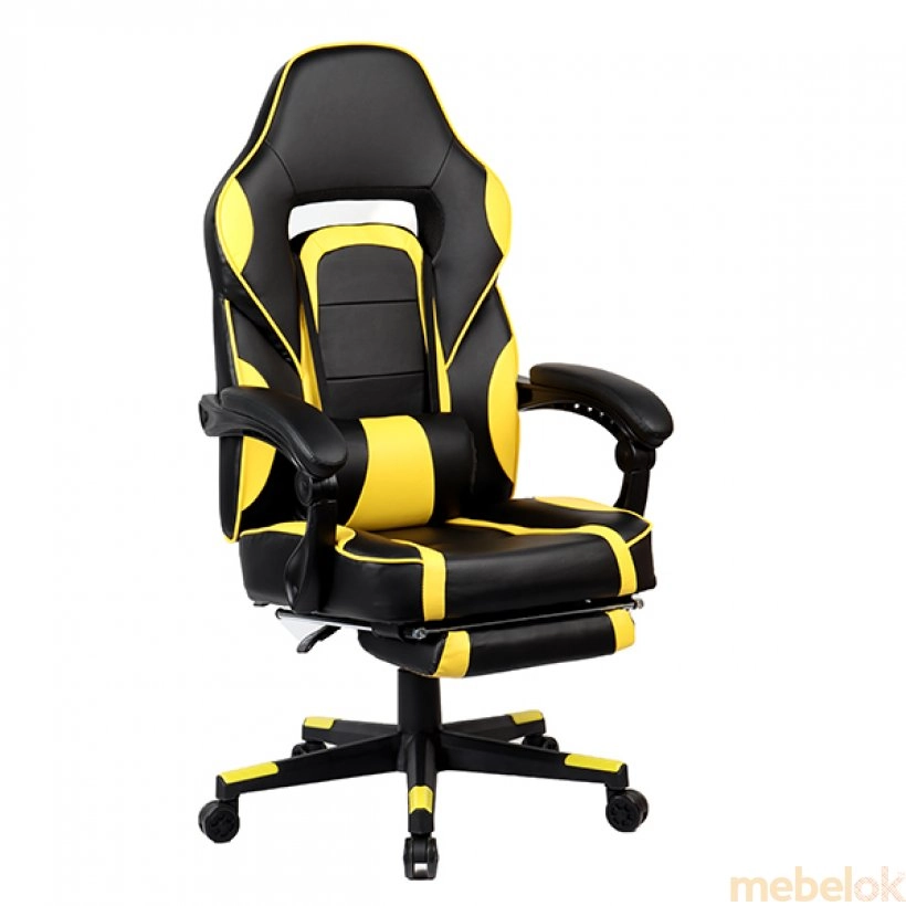 Кресло геймерское Parker-2 черно-желтый от фабрики Zeus (Зевс)