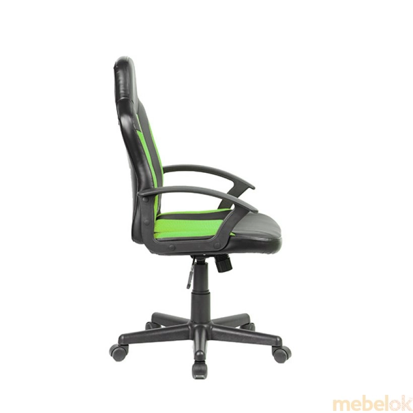 Кресло геймерское Tifton черно-зеленый от фабрики Zeus (Зевс)