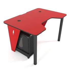Геймерський стіл ігровий IVAR-1400 червоно-чорний