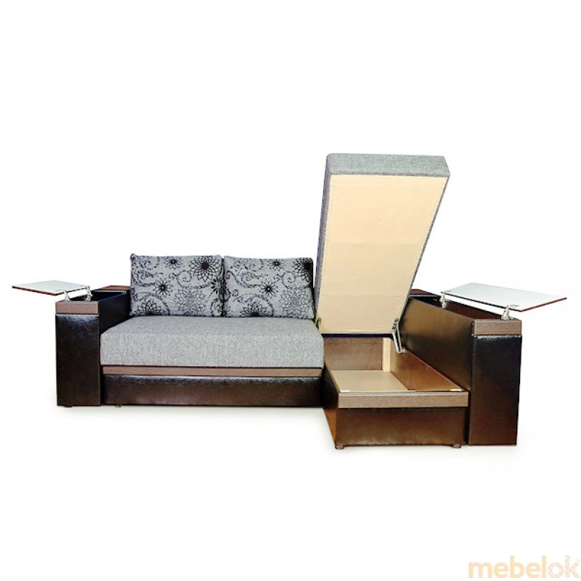 диван с видом в обстановке (Угловой диван Олигарх-2)