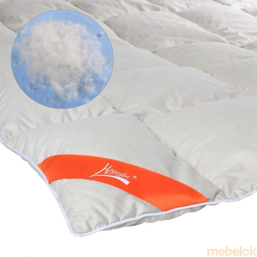 одеяло с видом в обстановке (Одеяло пуховое Bora Bora зима-лето 200x220)