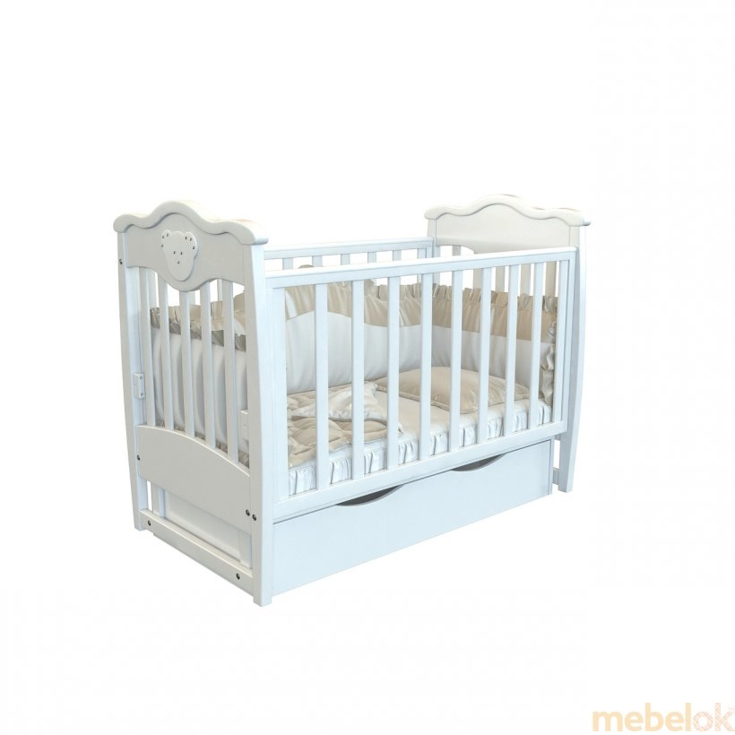 Кроватка детская Lux-5  белая