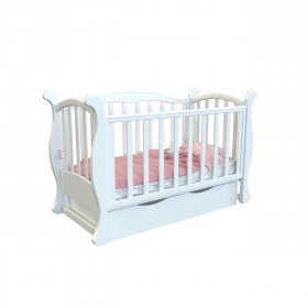 Кроватка детская- диван Lux- 6 белая