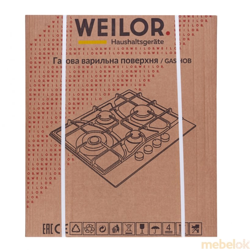 Варочная поверхность на металле WEILOR GM W614 BL от фабрики WEILOR (Вейлор)