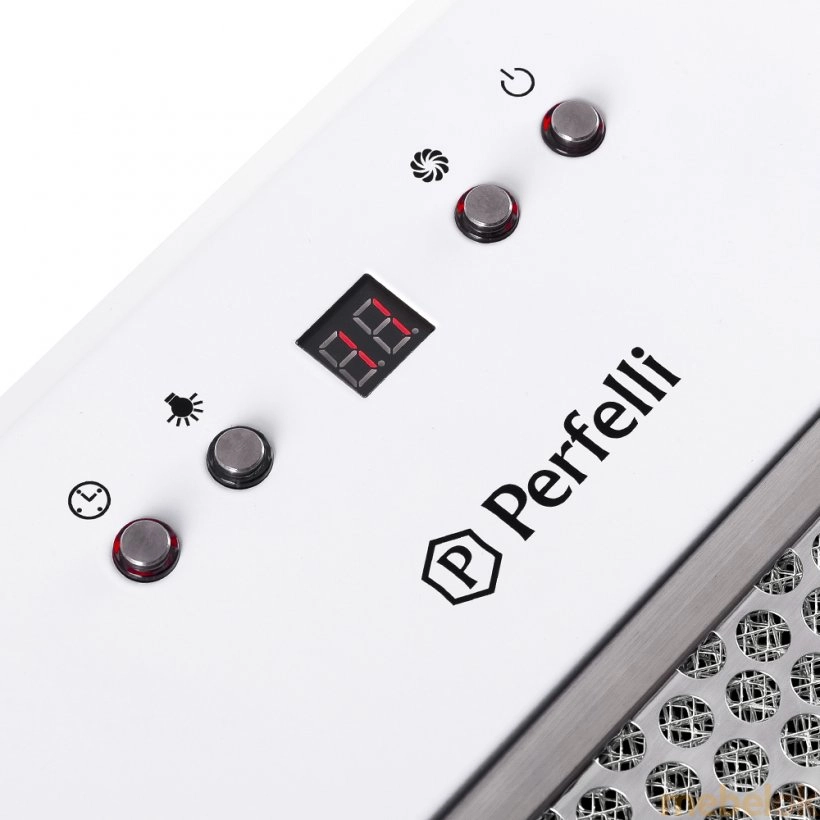 (Вытяжка полновстраиваемая Perfelli BIET 5854 WH 1200 LED) Perfelli (Перфелли)