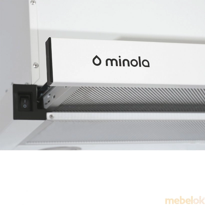 Витяжка Minola HTL 5312 WH 750 LED з іншого ракурсу
