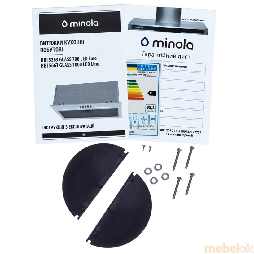 (Вытяжка Minola HBI 5663 IV GLASS 1000 LED Line) Minola (Минола)