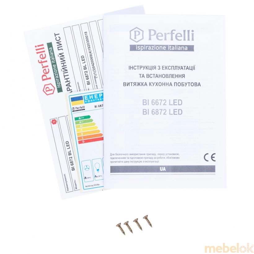 Вытяжка Perfelli BI 6872 BL LED от фабрики Perfelli (Перфелли)